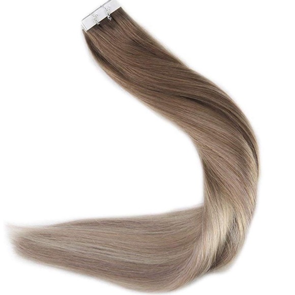 ✨ 3 16” #8 #60 #18 Blonde BALAYAGE HUMAN TAPE INS